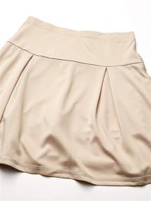 img 1 attached to 👗 Chaps Girls' Uniform Sensory-Friendly Active Pleated Skort: A Perfect Blend of Comfort and Style