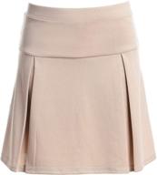 👗 chaps girls' uniform sensory-friendly active pleated skort: a perfect blend of comfort and style logo