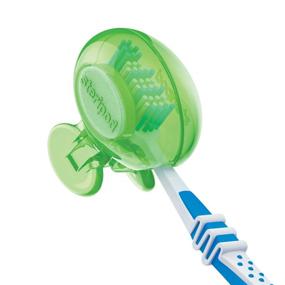 img 3 attached to 🦷 8 Count Steripod Multicolor Clip-On Toothbrush Protectors