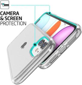 img 2 attached to Stylish FanTEK Bling Glitter iPhone 11 Case – Crystal Clear & Shockproof!