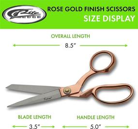 img 2 attached to 🔪 High-Performance Fatima Heavy Duty Fabric Tailor Scissors by Szco Supplies: 8.5”