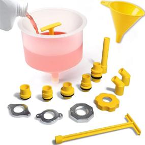 img 4 attached to Thorstone No Spill Coolant Funnel Kit: Spill-Free Radiator Filling & Antifreeze Bleeding for Universal Vehicles