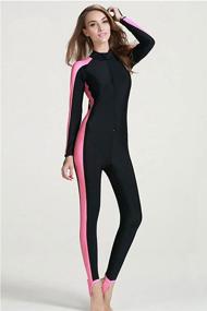img 3 attached to One Piece Protective Swimsuit Height Women's Clothing