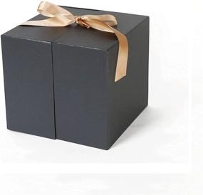 img 2 attached to 🎁 UNIKPACKAGING Premium Quality Large Square Surprise Flower Box - Luxury Gift Boxes for Floral and Gift Arrangements in Black