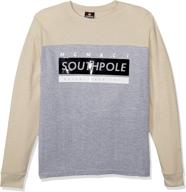 👕 men's southpole sleeve crewneck thermal pattern t-shirts & tanks logo