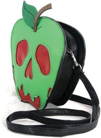 img 2 attached to 🍎 Vinyl Poisoned Apple Crossbody Bag by Sleepyville Critters