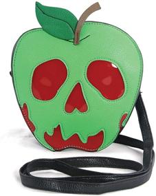 img 3 attached to 🍎 Vinyl Poisoned Apple Crossbody Bag by Sleepyville Critters