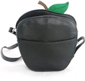 img 1 attached to 🍎 Vinyl Poisoned Apple Crossbody Bag by Sleepyville Critters