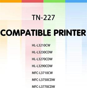 img 1 attached to BCYM DIY CHIP GTS Compatible TN223 TN227 High Yield Toner Cartridge Replacement for Brother HL-L3210CW HL-L3270CDW HL-L3290CDW MFC-L3710CW MFC-L3750CDW Printer - Genuine Quality and Easy Installation