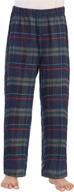 👕 comfortable and stylish gioberti flannel pajama set for boys: elastic stripe clothing and sleepwear & robes logo
