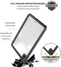 img 1 attached to 📱 Ultimate Protection: iPad Pro 11 Waterproof Case (2nd Gen) 2020 | Built-in Screen Protector | Shock-Absorbing, Dustproof, Submersible Full-Body Case