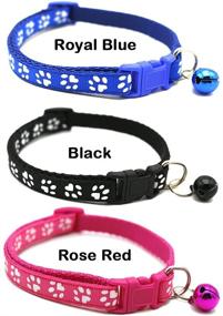 img 3 attached to 🐾 Love Dream Puppy ID Collars 12pcs: Easy-to-Identify Whelping Collars with Bell for Newborn Puppies & Kittens