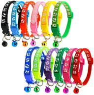 🐾 love dream puppy id collars 12pcs: easy-to-identify whelping collars with bell for newborn puppies & kittens logo