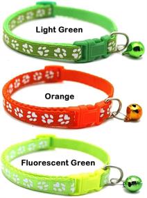 img 1 attached to 🐾 Love Dream Puppy ID Collars 12pcs: Easy-to-Identify Whelping Collars with Bell for Newborn Puppies & Kittens