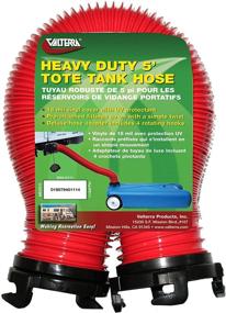img 1 attached to 🚰 Valterra Heavy-Duty Tote Tank Hose - 5ft, Red - D04-0111