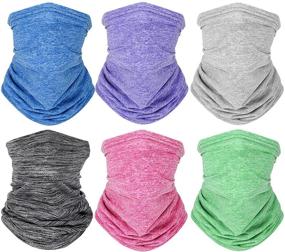img 2 attached to Stylish and Reusable Washable Balaclava: Perfect Fashion Scarf Accessory for Girls