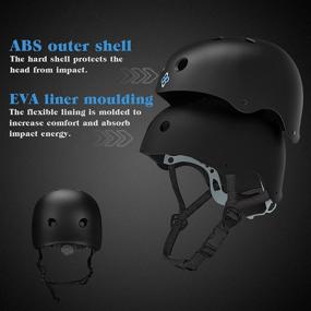 img 3 attached to Ipoob Water Sports Helmet Matte