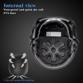 img 2 attached to Ipoob Water Sports Helmet Matte