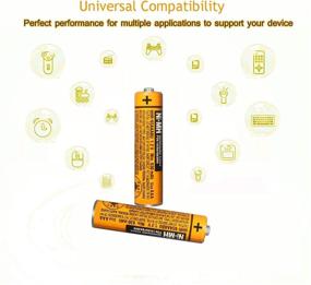 img 2 attached to Rechargeable Batteries， HHR 55AAABU Replacement Panasonic