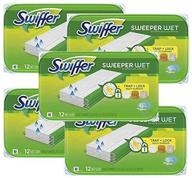 🧹 swiffer sweeper wet mopping pad refills open window fresh scent - 5 packs, 12 count each logo