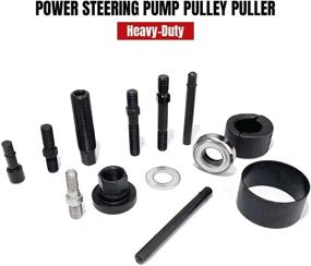 img 3 attached to High-Performance Thorstone Kit: Power Steering Pulley Installation Remover for Water Pump, Vacuum Pump Pulleys on Various Engines
