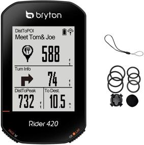 img 3 attached to 🚲 Bryton Rider 420E: Велокомпьютер с GPS, срок службы батареи 35 часов, навигацией по шагам и высочайшей точностью