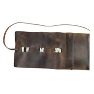 👜 ручная работа - кожаная обертка для шнура и органайзер: hide & drink's бордовая кожаная сумка для путешествий и держатель для кабеля. логотип