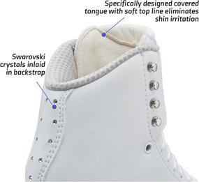 img 2 attached to ⛸️ Ultimate Performance and Comfort: Jackson Elle Womens/Girls Figure Ice Skates - Girls Size