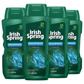 img 4 attached to 🍀 Гель для душа Irish Spring Moisture Blast - 18 жидких унций (упаковка из 4 штук)