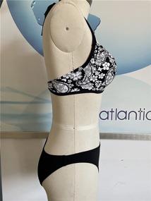 img 2 attached to ATLANTIC BEACH Athletic Swimsuit Swimwear Sports & Fitness