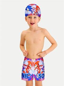 img 3 attached to 🩱 Boys' Clothing and Swim - Toddler Trunks Swimwear Set with Rashguard
