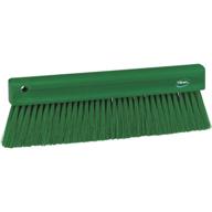 🟢 vikan 45822 bench brush: high-quality polypropylene & polyester bristle, 11-inch, vibrant green" logo