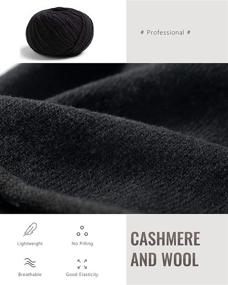 img 2 attached to 🧣 Warm Winter Slouchy Beanie: Women's Cashmere Knitted Hat for Men & Women - Soft, Stretchy, and Stylish