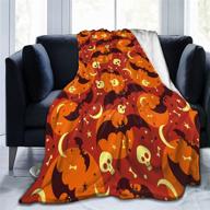 pumpkin halloween cooling textured blankets logo