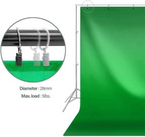 img 3 attached to 📸 LimoStudio 6x9 ft. Green Chromakey Screen Backdrop Muslin with Non-Glossy Texture - High-Quality Photo and Video Studio Background, AGG1338