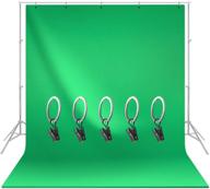 📸 limostudio 6x9 ft. green chromakey screen backdrop muslin with non-glossy texture - high-quality photo and video studio background, agg1338 logo