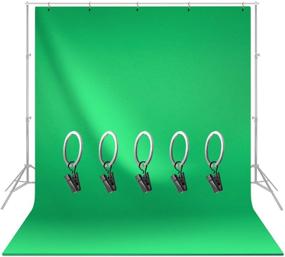 img 4 attached to 📸 LimoStudio 6x9 ft. Green Chromakey Screen Backdrop Muslin with Non-Glossy Texture - High-Quality Photo and Video Studio Background, AGG1338