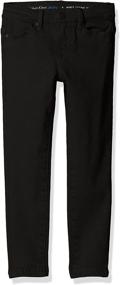 img 2 attached to 👖 Stylish and Comfortable: Calvin Klein Girls' Stretch Ankle Skinny Pant - Perfect Fit for Trendy Kids