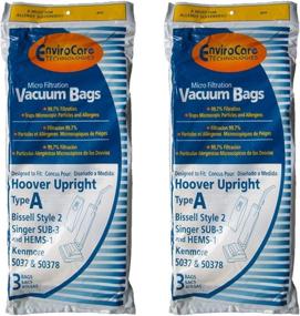 img 1 attached to 🧹 Hoover Type A Upright Vacuum Bags - EnviroCare 6-Pack Micro Filtration Replacement