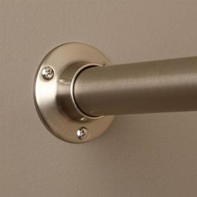 img 1 attached to 💪 Durable and Stylish Brushed Nickel Closet Pole Sockets - Closet Pro HD CD-0010-BN