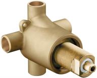🚿 moen 3360 m-dura 3-function brass shower transfer valve with 1/2-inch cc connections for showering, n/a логотип