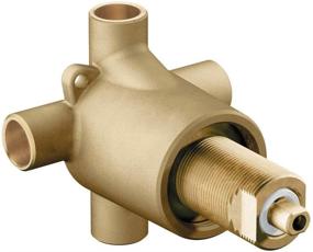 img 3 attached to 🚿 Moen 3360 M-Dura 3-Function Brass Shower Transfer Valve with 1/2-Inch CC Connections for Showering, N/A