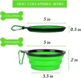 img 1 attached to 🐶 STMK Dog Training Kit: Treat Pouch, Collapsible Bowl, Whistle, Clicker - Ideal for Dog Walking, Training & Puppy Training