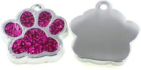 img 2 attached to 🐾 HAN SHENG 40pcs Animal Cat Dog Paw Chunk Charms Pendants Crystal Beads Findings for DIY Jewelry Making - Multicolor