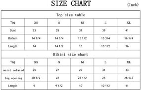 img 1 attached to Womens Surfing Bikini Sleeve Swimsuit Women's Clothing