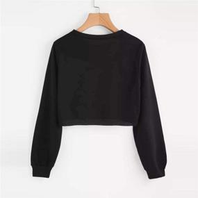 img 3 attached to EAST KNITTING Sorry Crewneck Sleeve Girls' Clothing and Tops, Tees & Blouses