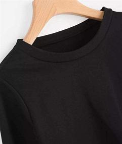 img 2 attached to EAST KNITTING Sorry Crewneck Sleeve Girls' Clothing and Tops, Tees & Blouses