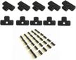 4 pins t shape 3 ends female connector logo