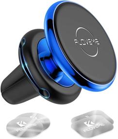 img 4 attached to FLOVEME Magnetic Car Phone Mount with Strong N52 Magnet - Air Vent Holder Compatible with iPhone 12 Pro 11 for Convenient Use in Your Car