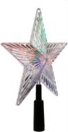 🌟 8.5-inch kurt adler led color-changing light star tree topper logo
